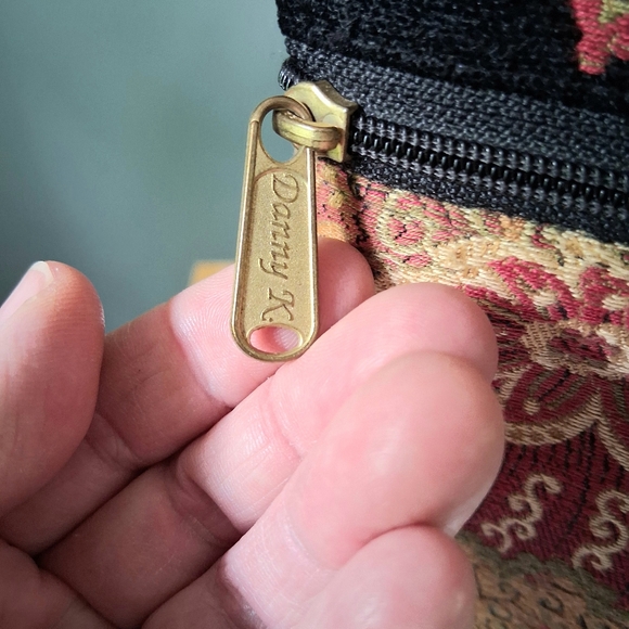 Vintage danny k beverly hills made in the usa tapestry tote bag Floral Purse - Picture 7 of 15